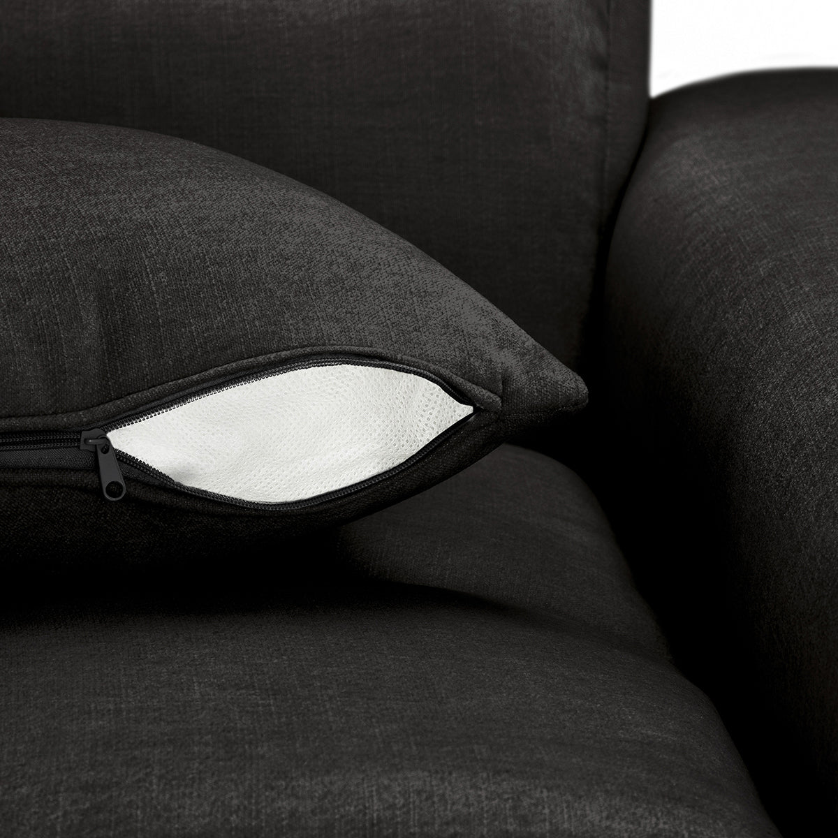 Fabric 3 Seater Sofa - Jacob