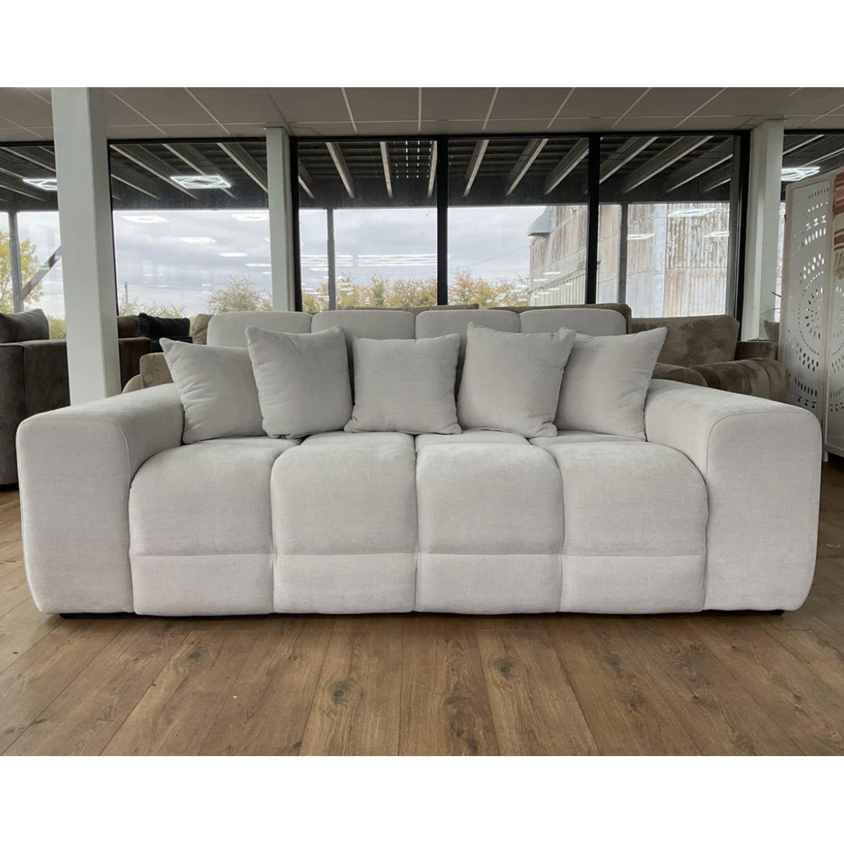 Fabric 3 Seater Sofa - Jacob