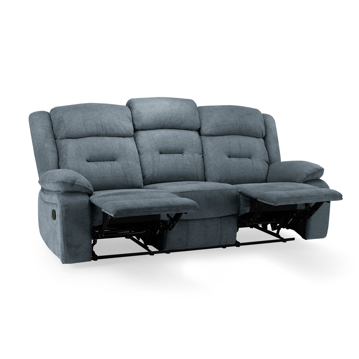 Fabric 3 Seater Sofa Recliner - Novie