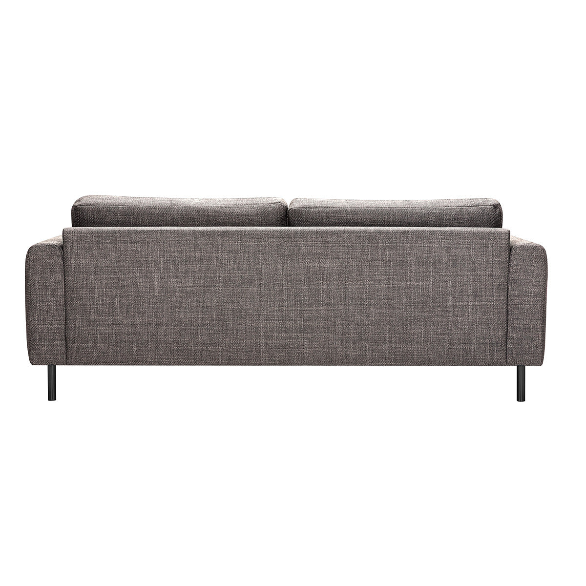 Fabric 3 Seater Sofa Set With Matt Black Steel Legs - Omaha
