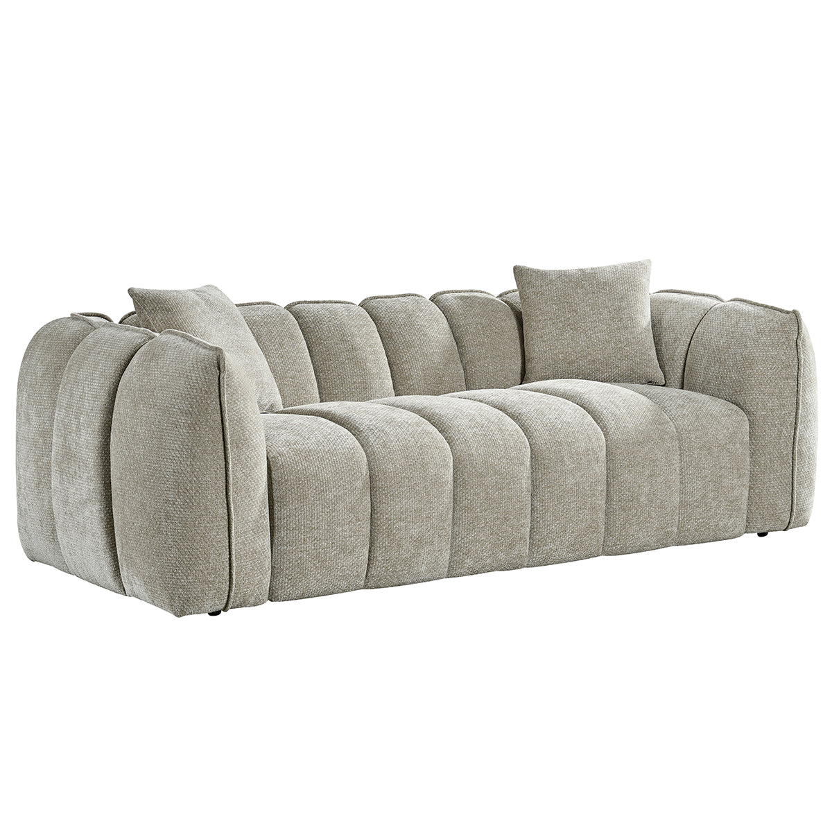 Fabric 3 Seater Sofa - Venice
