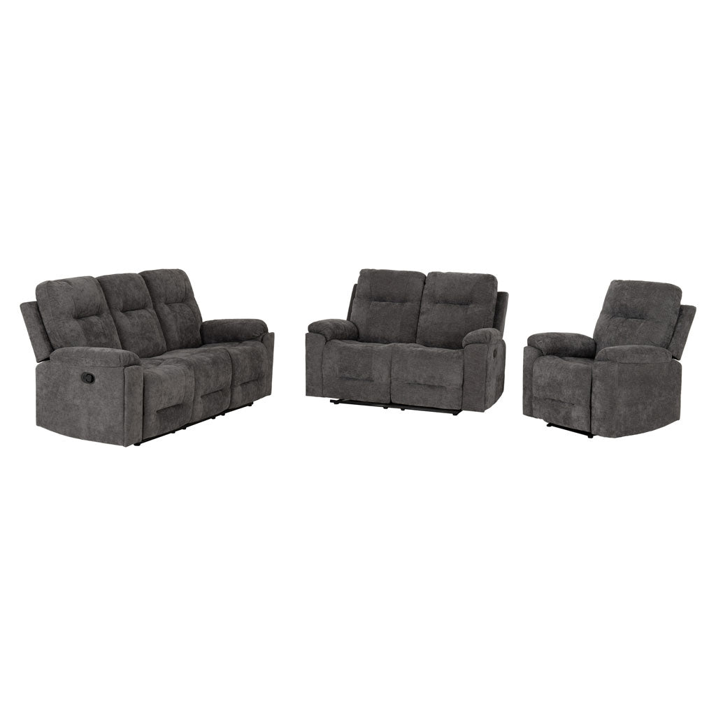 Fabric 3+2+1 Seater Recliner Sofa Set - Guildford