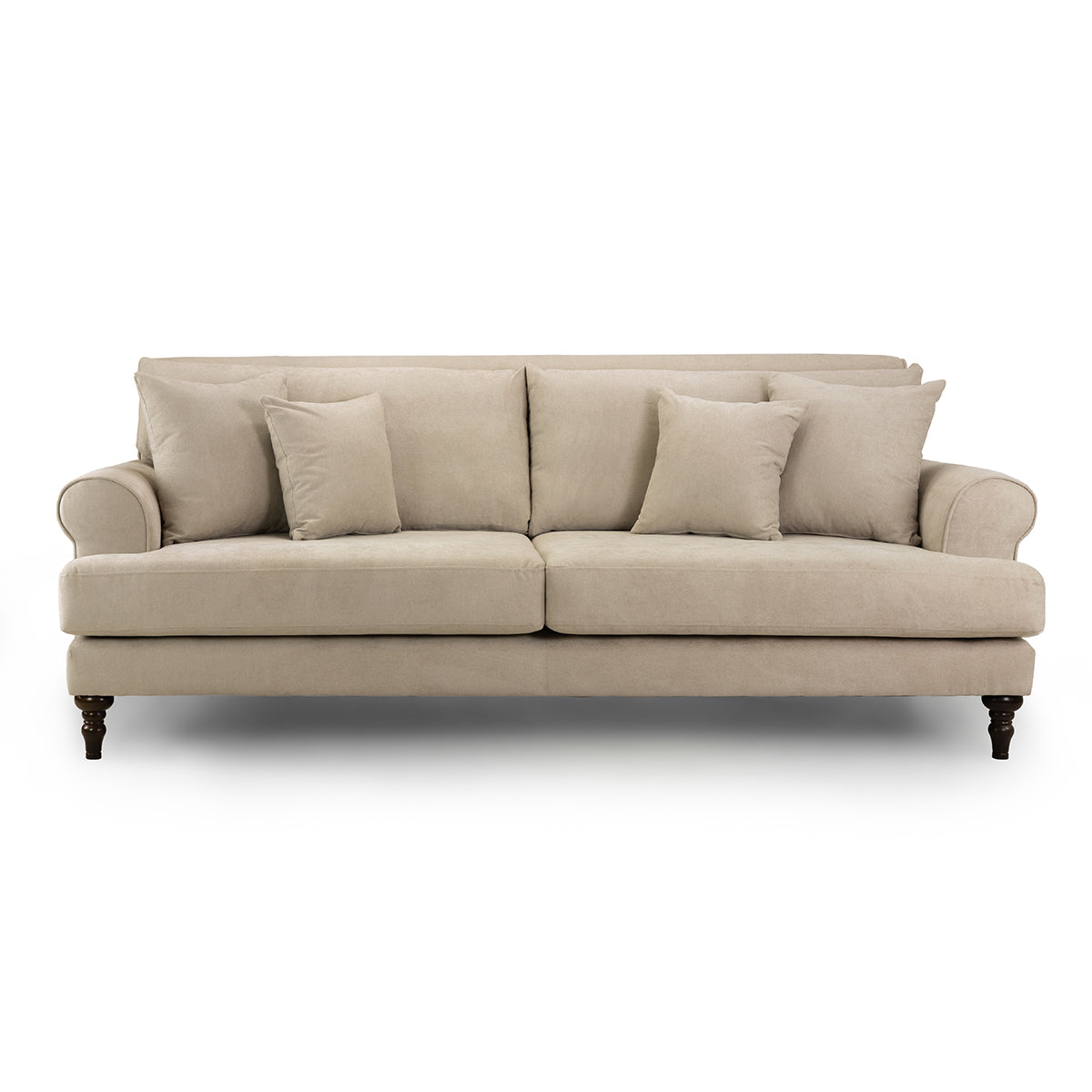 Fabric 4 Seater Sofa - Summer