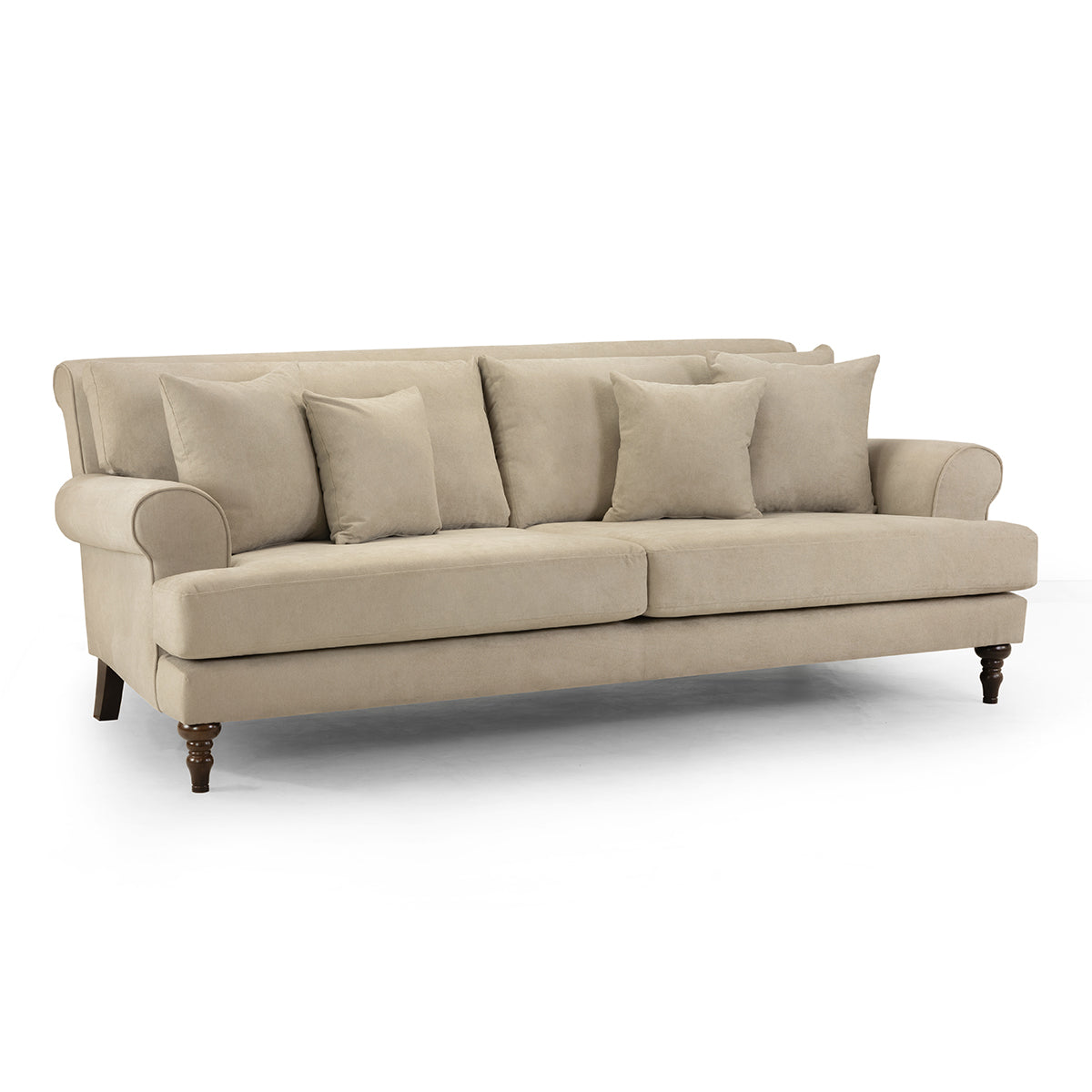 Fabric 4 Seater Sofa - Summer