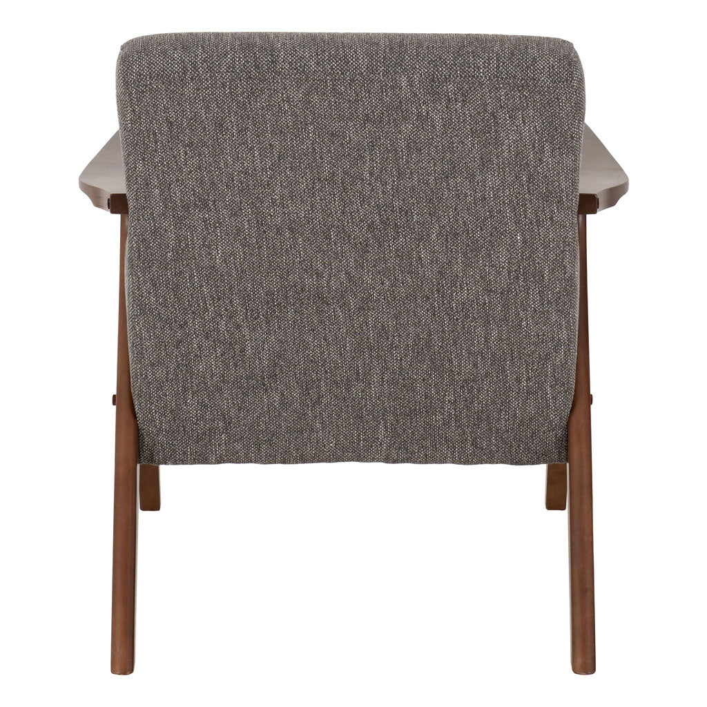 Fabric Accent Chair With Wooden Frame - Kendra