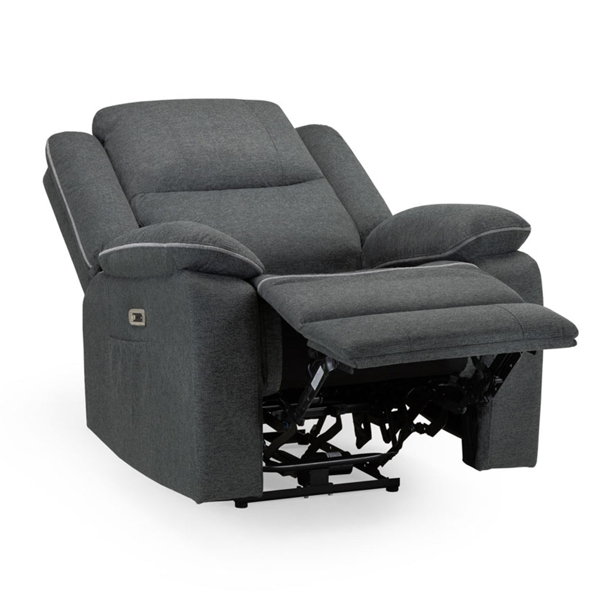 Fabric Armchair Electric Recliner - Harald
