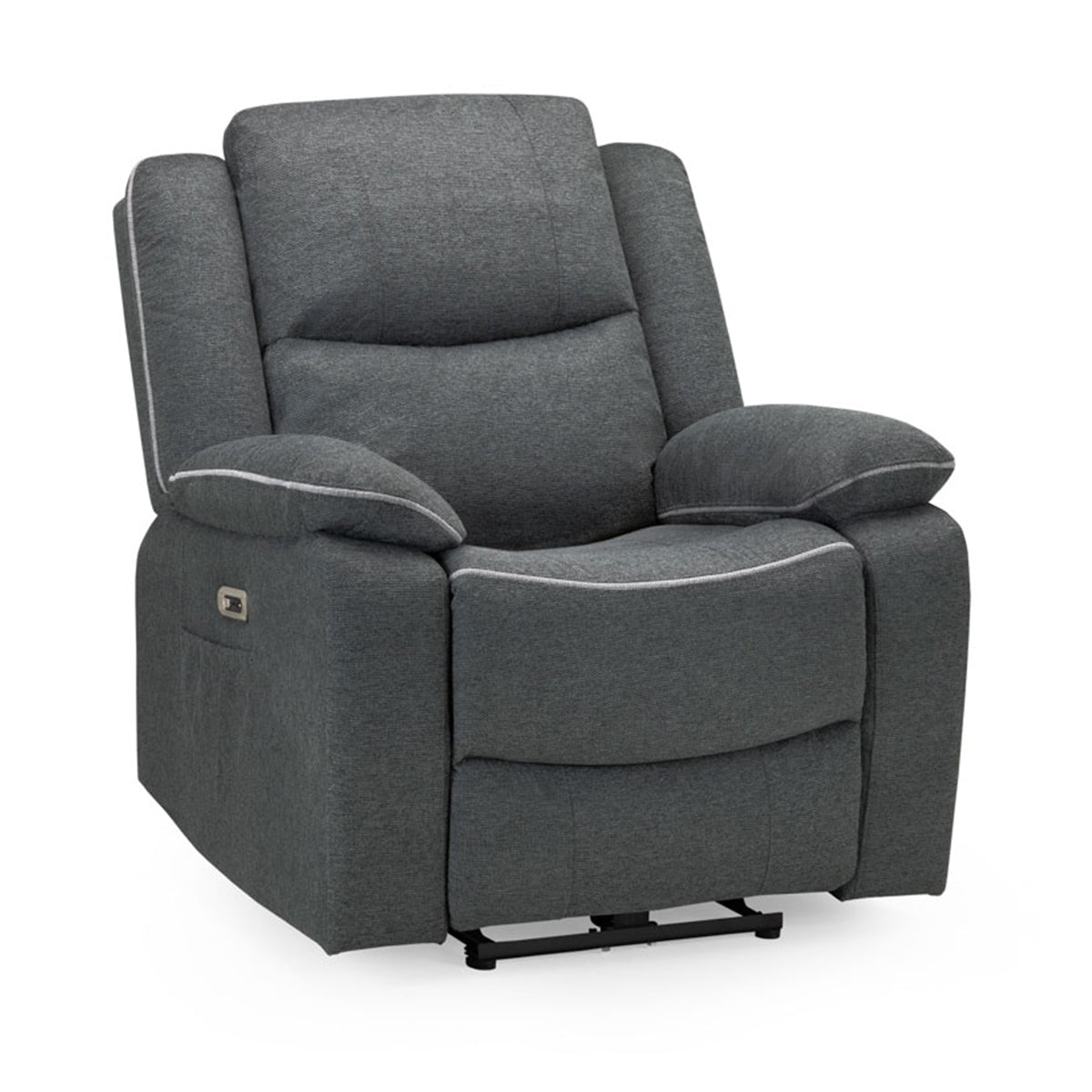 Fabric Armchair Electric Recliner - Harald