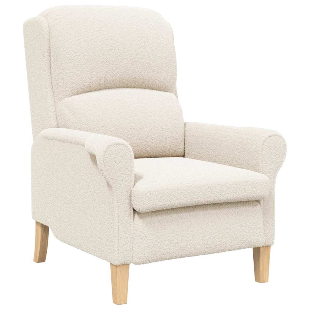 Fabric Armchair With Wooden Legs - Vantage Home