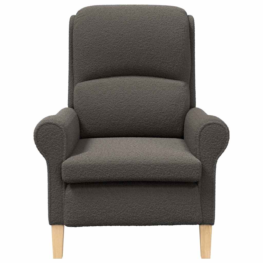 Fabric Armchair With Wooden Legs - Vantage Home