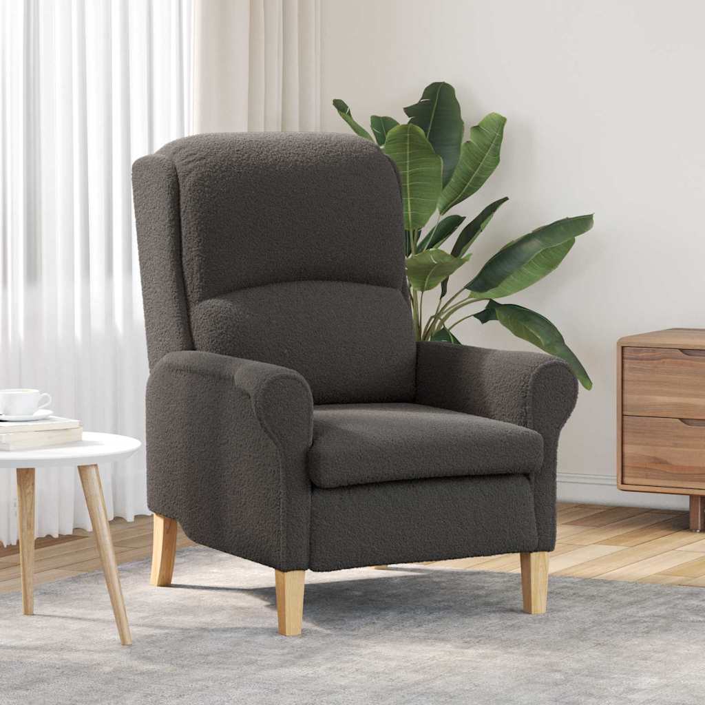 Fabric Armchair With Wooden Legs - Vantage Home