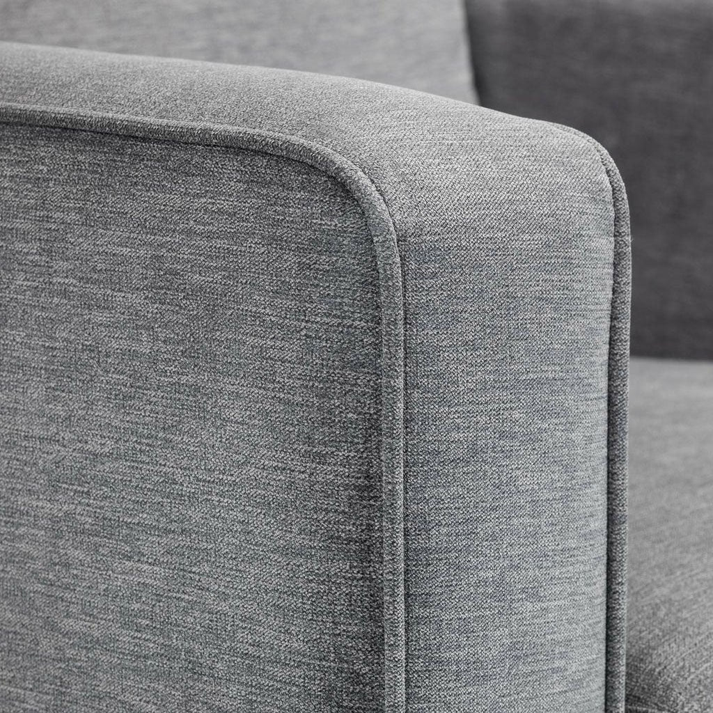 Fabric Armchair With Black Legs - Hayward