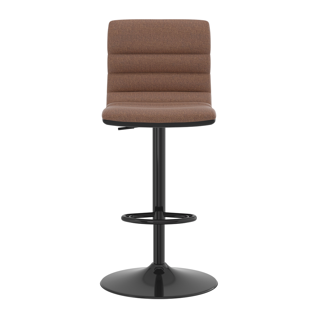 Fabric Bar Stool With Metal Base - Halverton