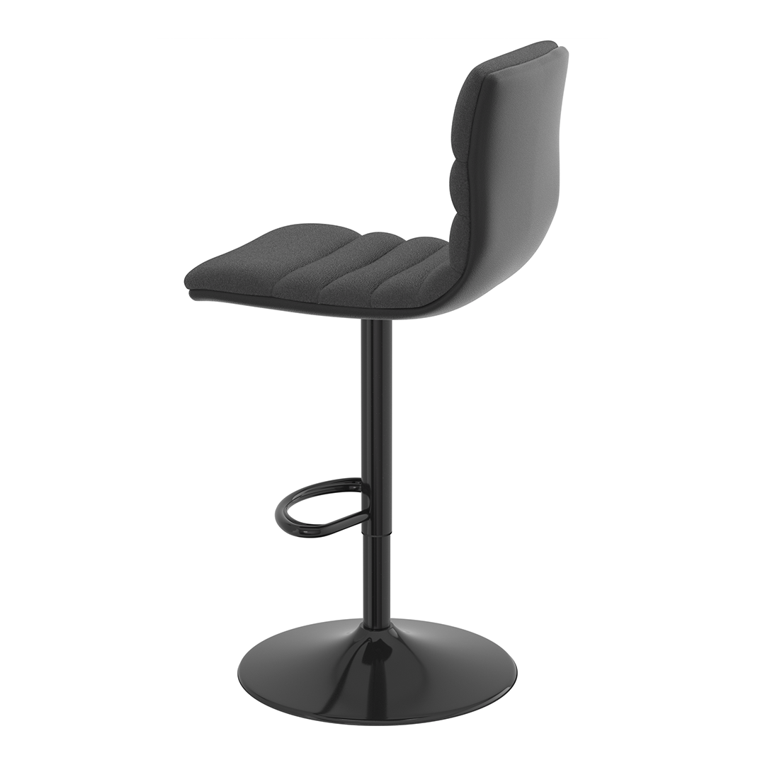 Fabric Bar Stool With Metal Base - Halverton