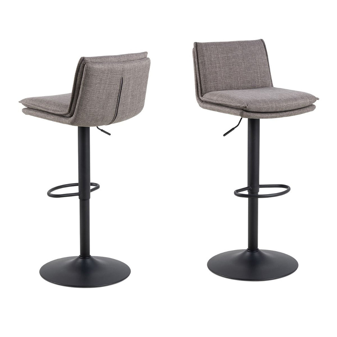 Fabric Bar Stool With Swivel Function - Flynn
