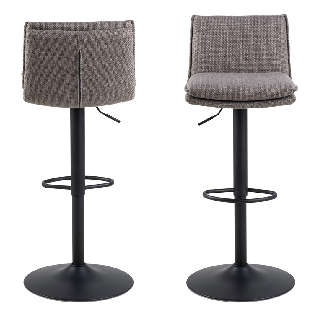Fabric Bar Stool With Swivel Function - Flynn