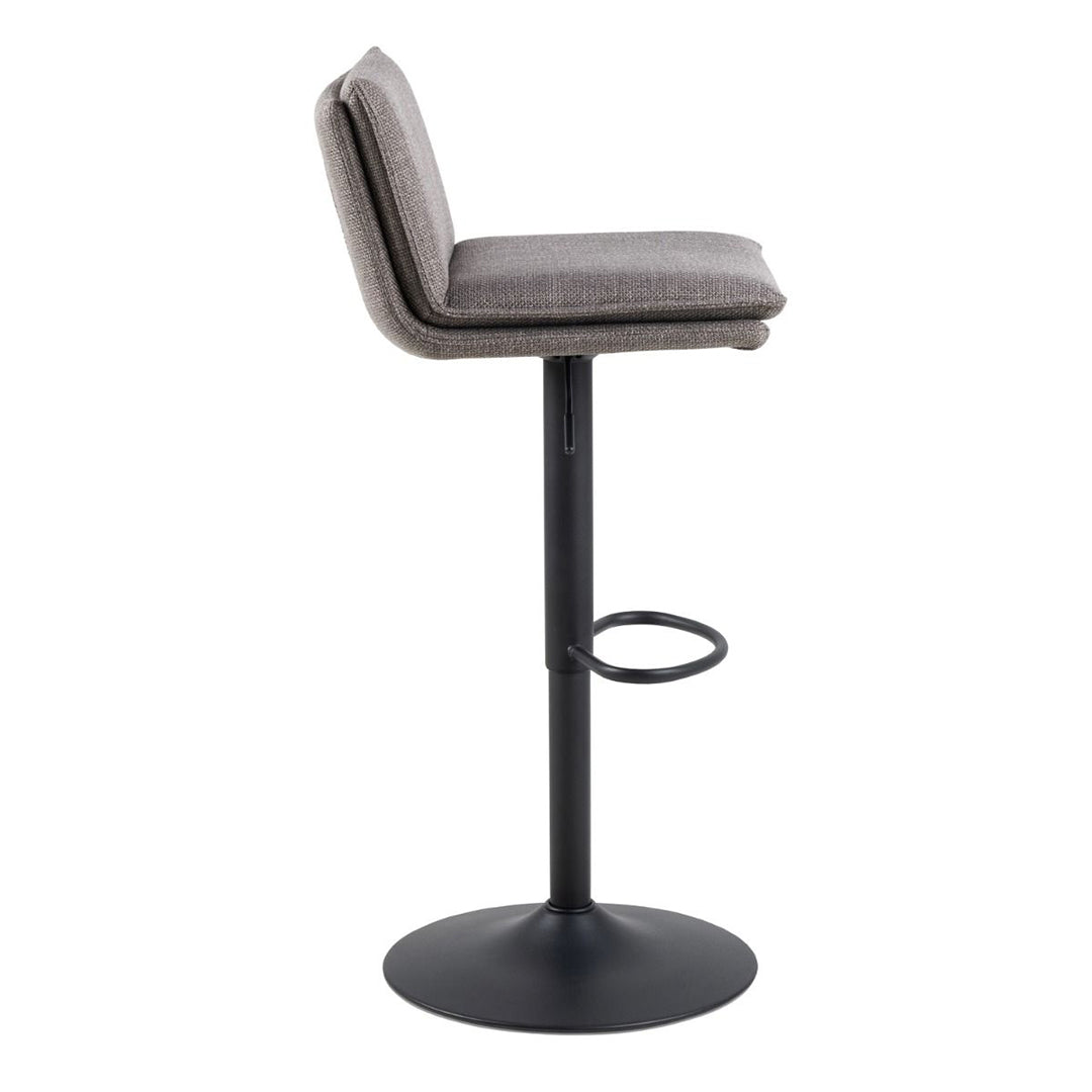Fabric Bar Stool With Swivel Function - Flynn