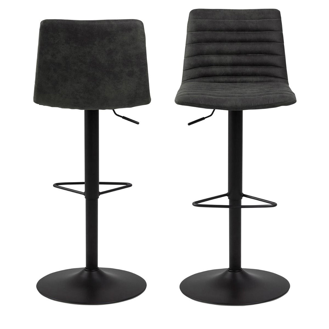 Fabric Bar Stools in Set of 2 - Kimmy