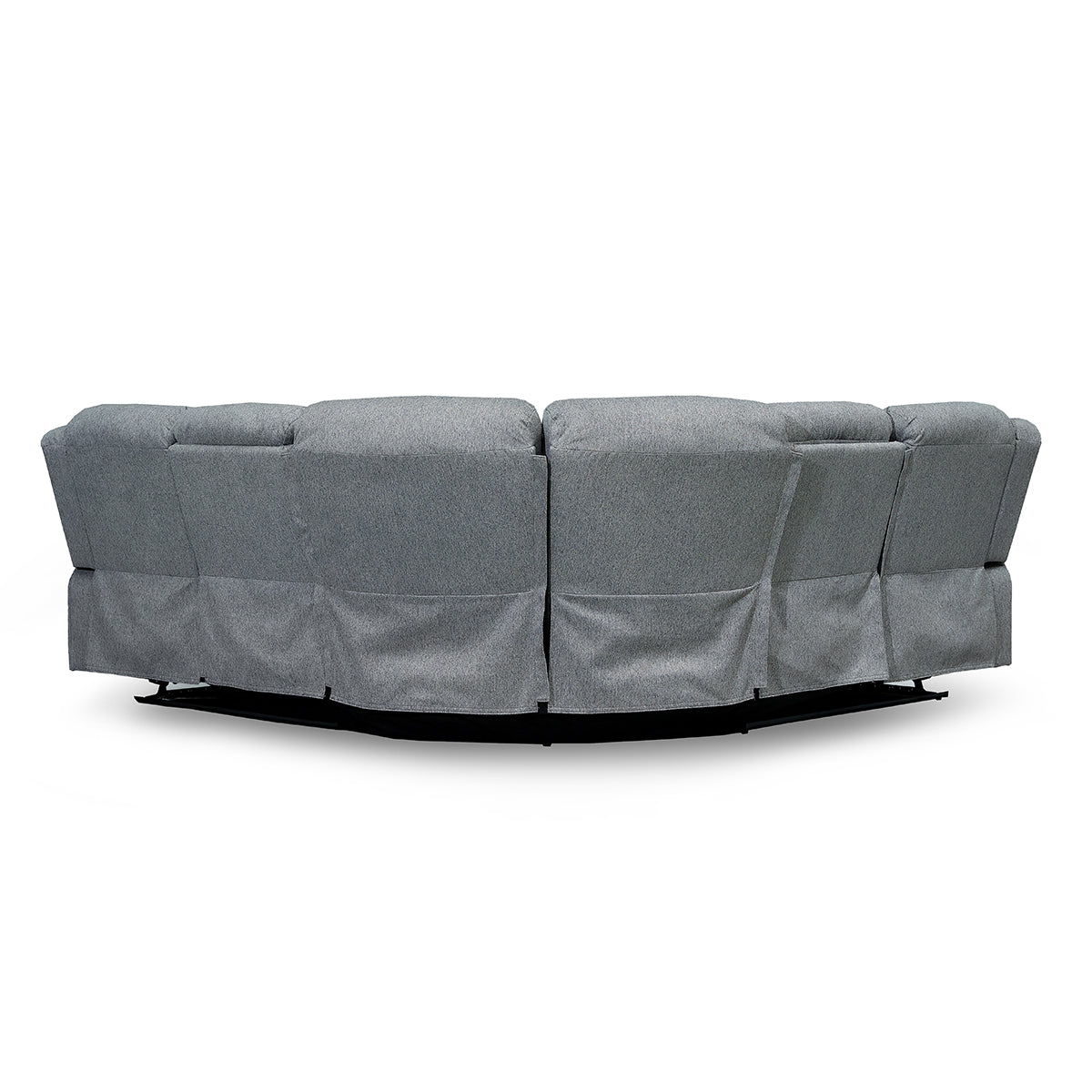 Fabric Corner Sofa Large Electric Recliner - Linden