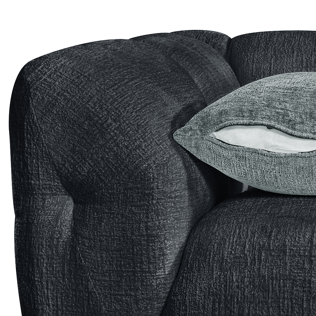 Fabric Corner Sofa Left Hand Facing - Genoa