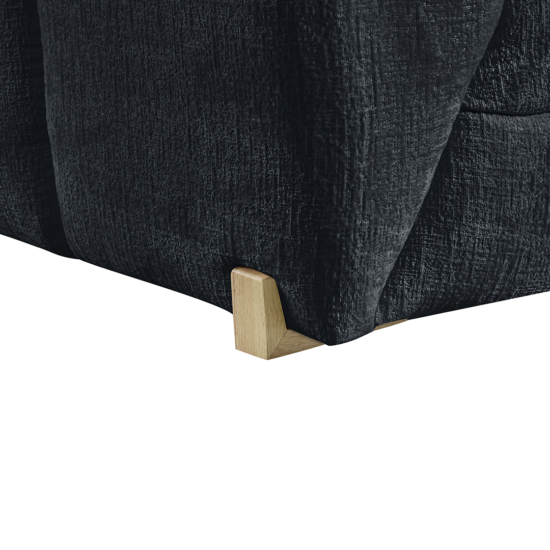 Fabric Corner Sofa Left Hand Facing - Genoa