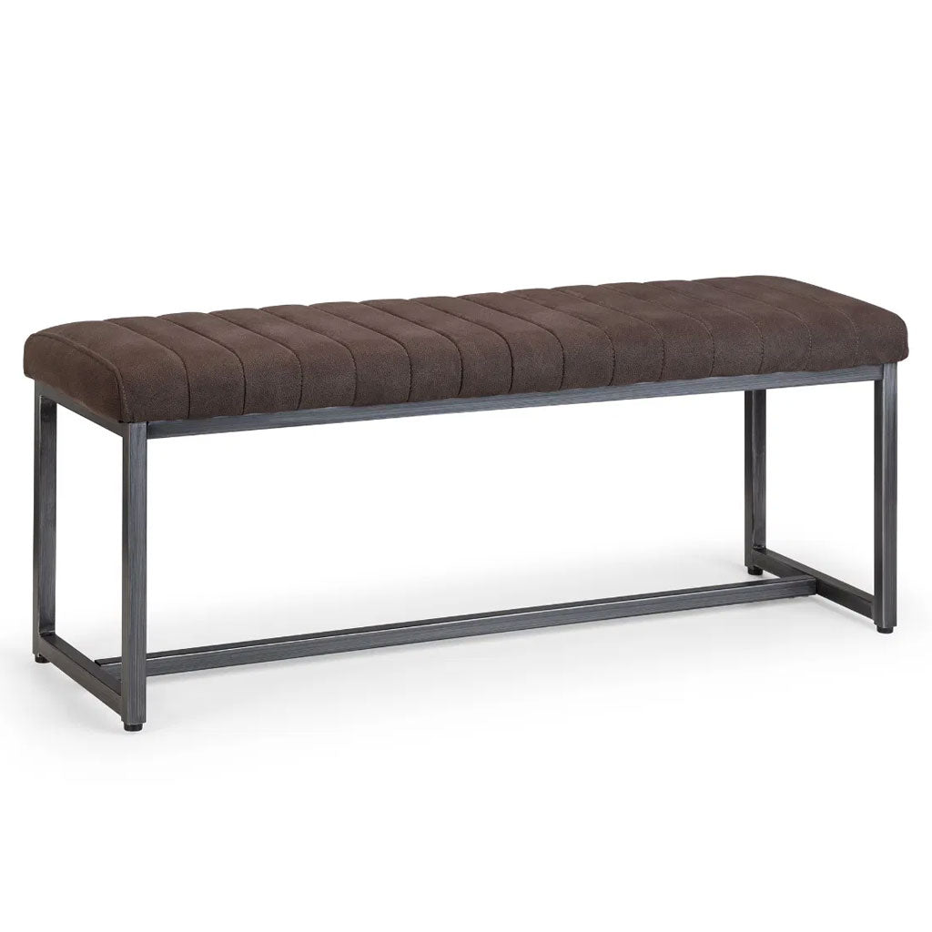 Fabric Dining Bench for 2 People Rectangular - Brooklyn