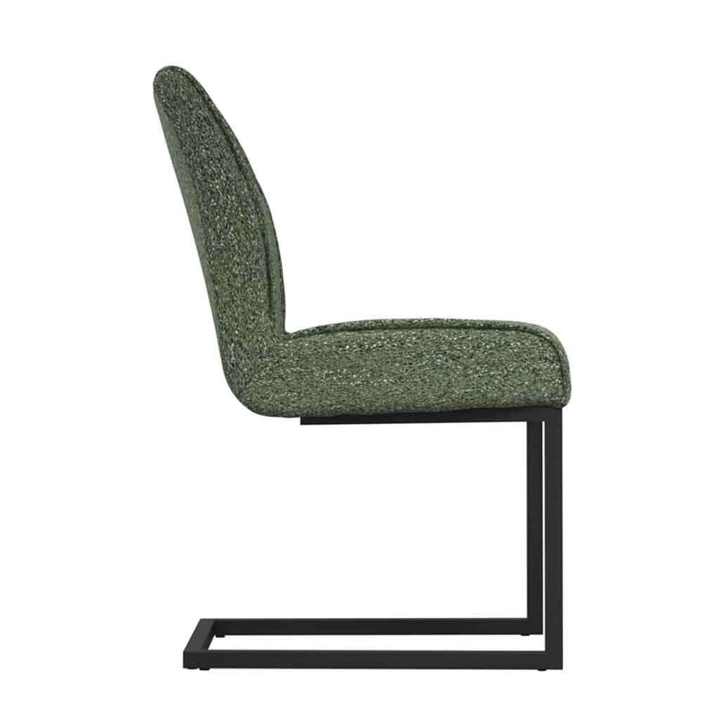 Fabric Dining Chair With Metal Frame - Cleaver