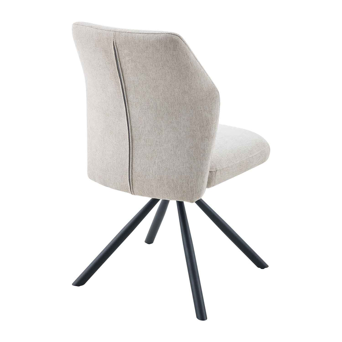 Fabric Dining Chairs 49cm Wide in Set Of 2 - Caen