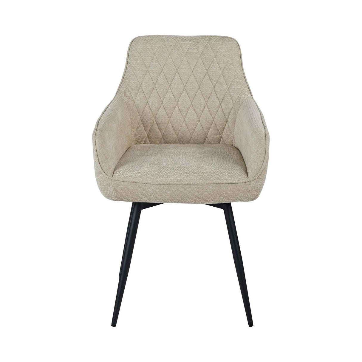 Fabric Dining Chairs 57cm Wide in Set Of 2 - Haven