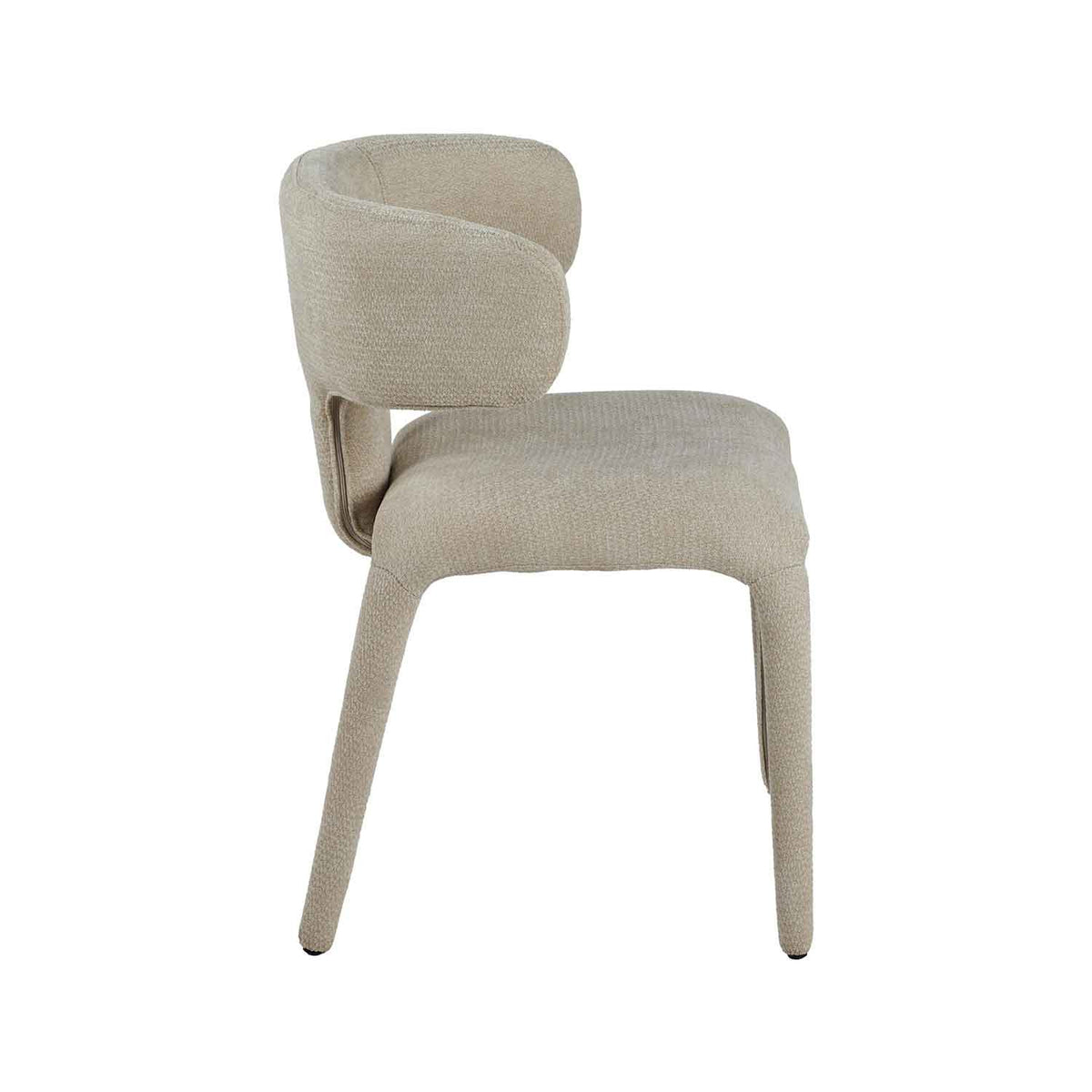 Fabric Dining Chairs 58cm Wide in Set Of 2 - Geneva