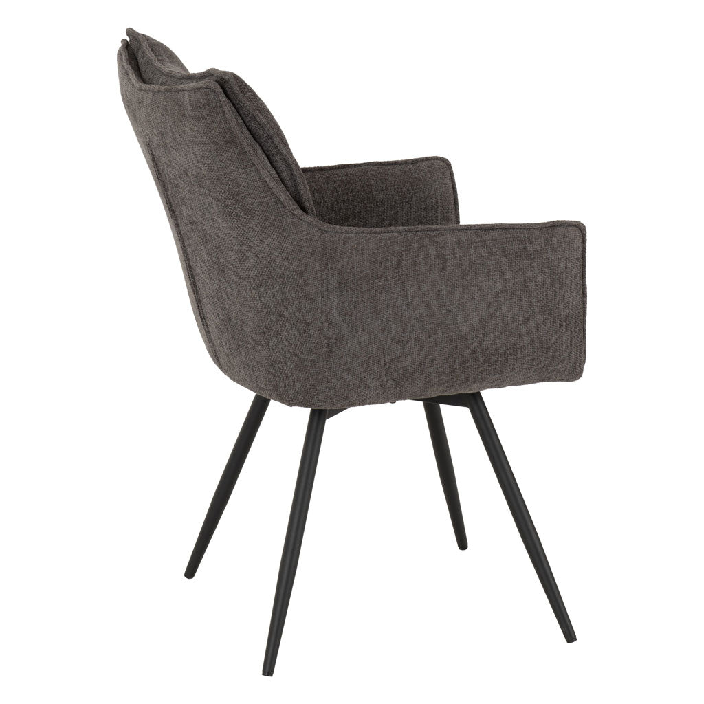 Fabric Dining Chairs Carver Swivel in Set Of 2 - Lewis