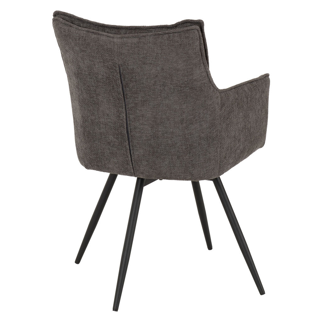 Fabric Dining Chairs Carver Swivel in Set Of 2 - Lewis