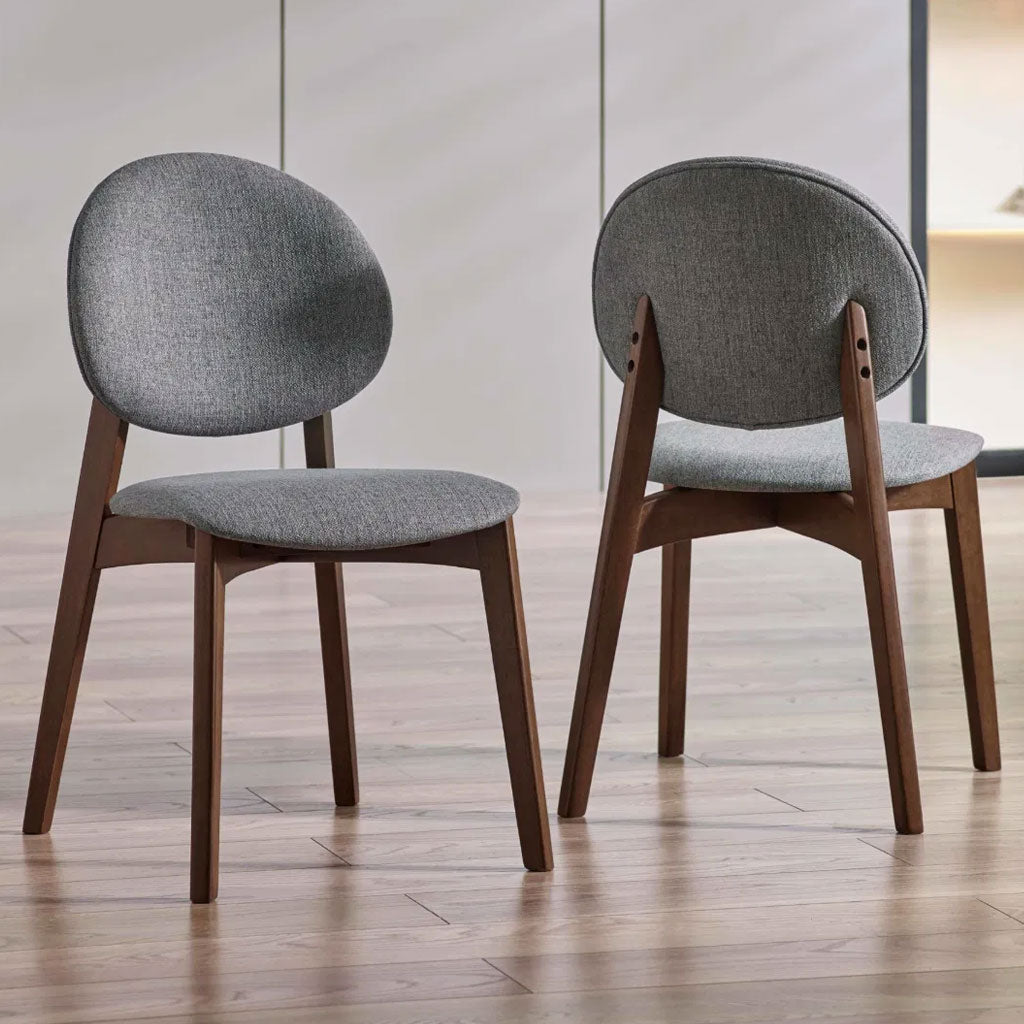 Fabric Dining Chairs in Set Of 2 - Artemis
