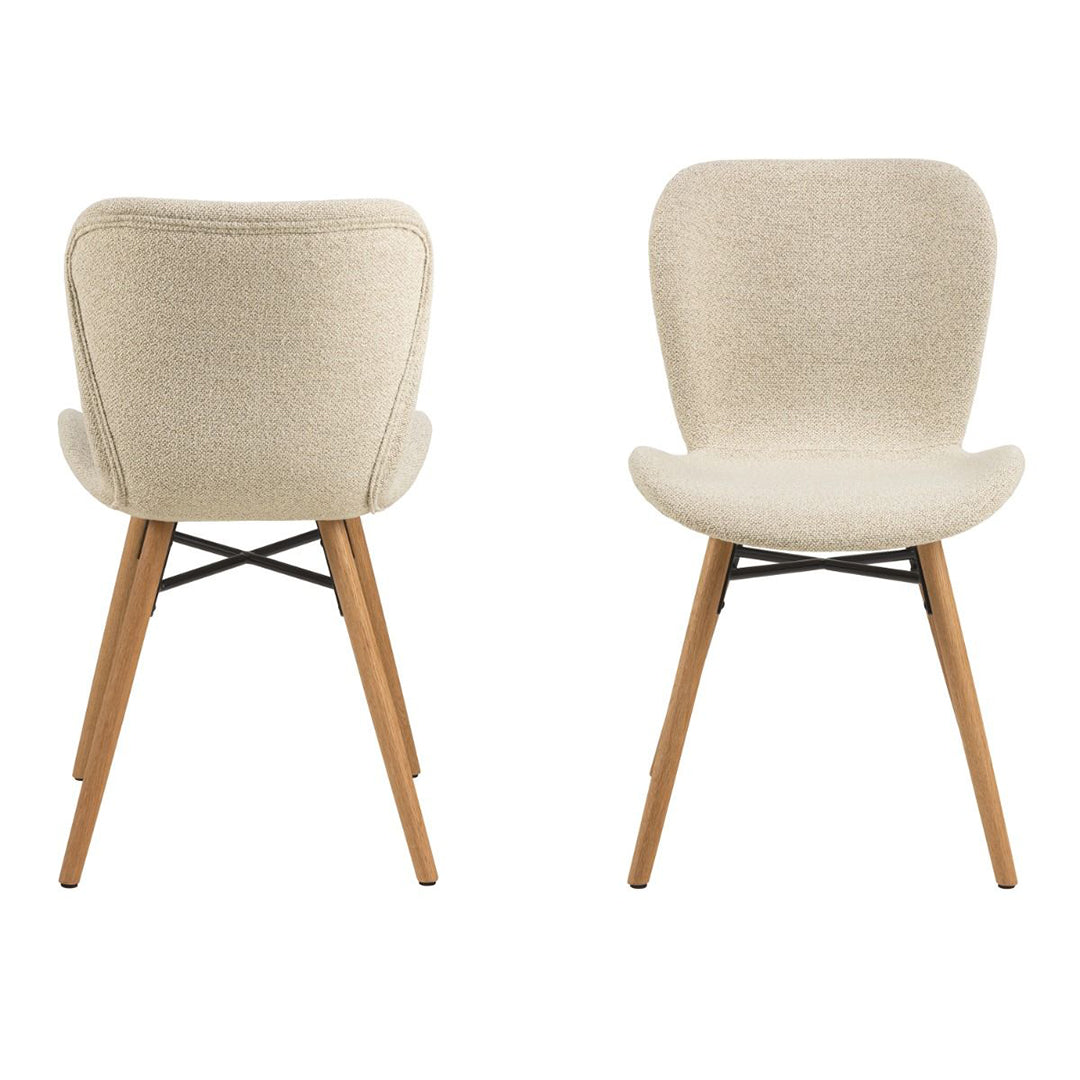 Fabric Dining Chairs in Set Of 2 - Batilda