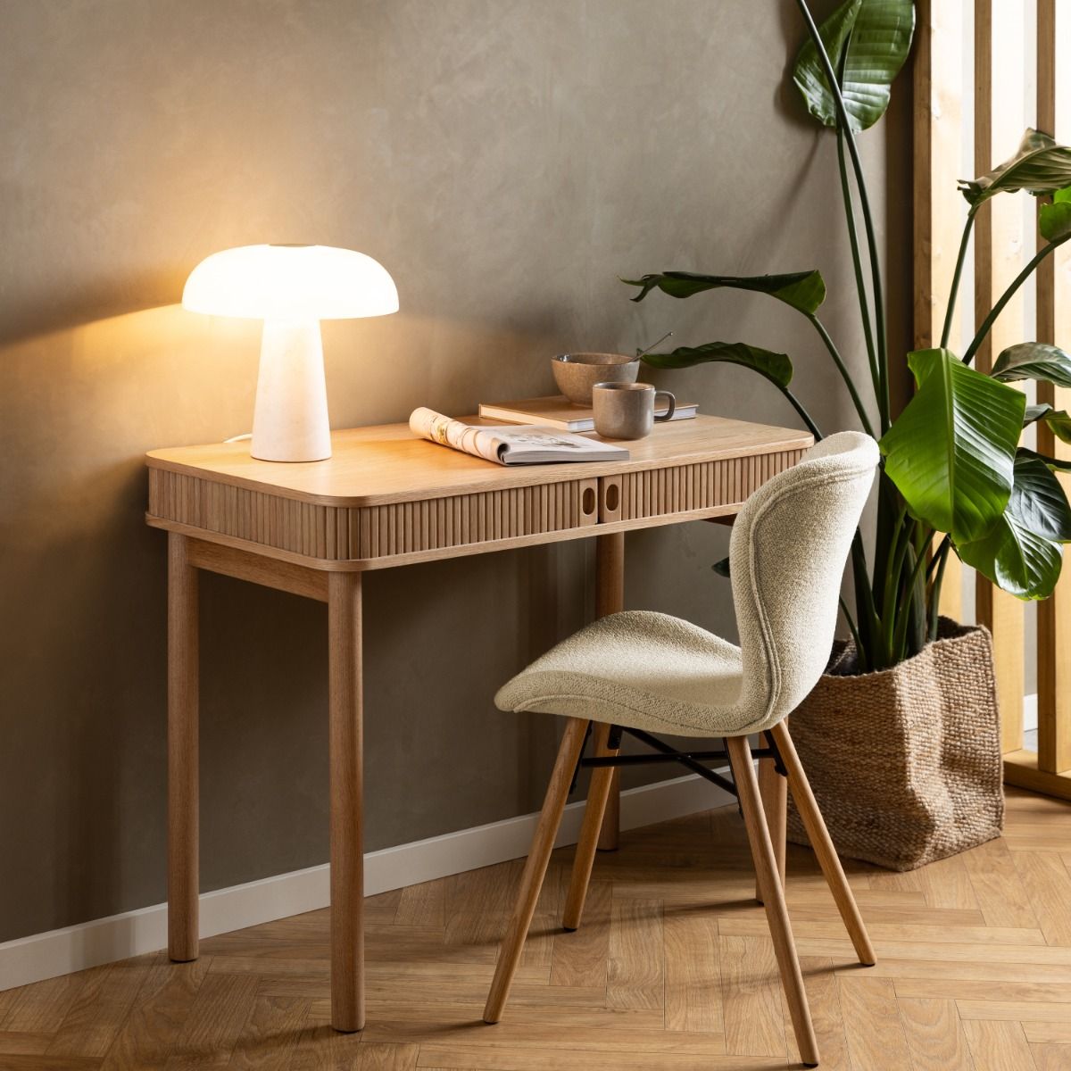 Fabric Dining Chairs in Set Of 2 - Batilda