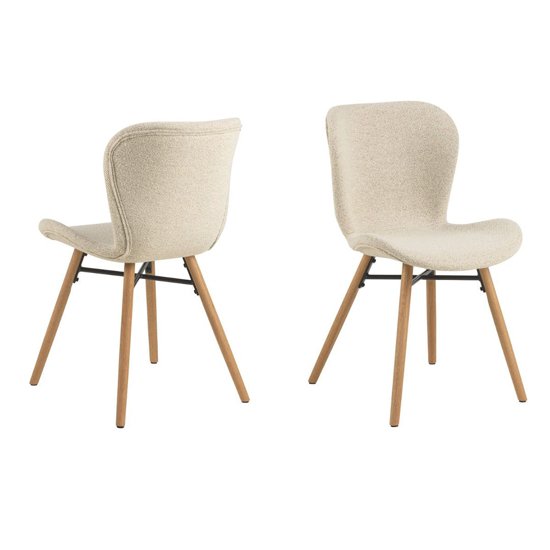 Fabric Dining Chairs in Set Of 2 - Batilda