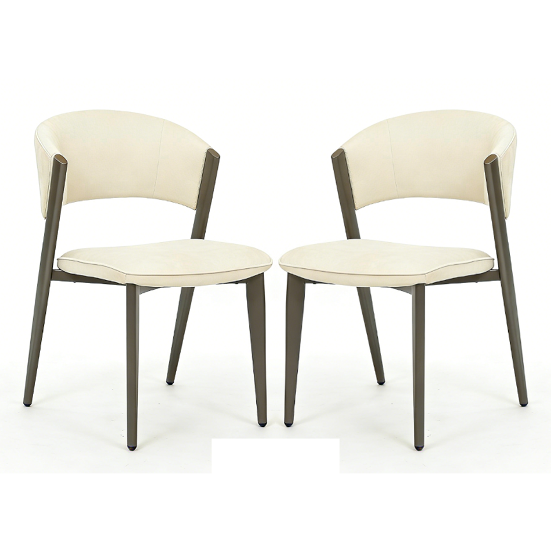 Fabric Dining Chairs in Set of 2 - Catello