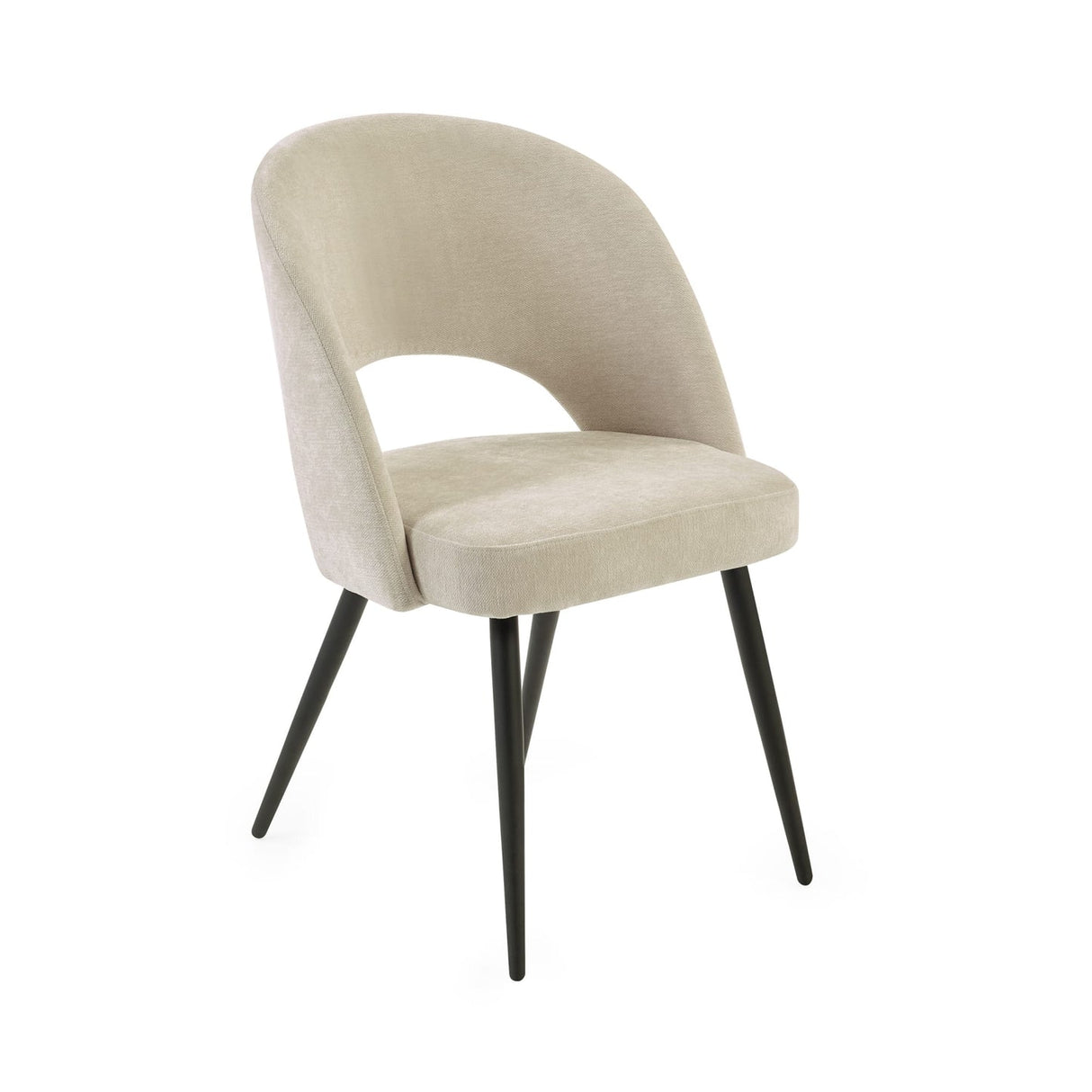 Fabric Dining Chairs in Set Of 2 - Ella