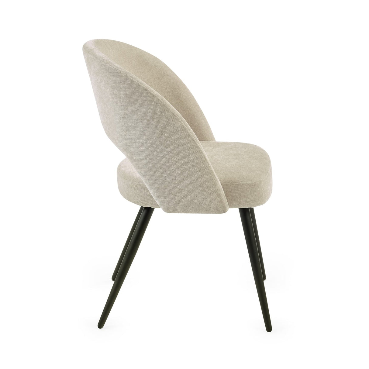 Fabric Dining Chairs in Set Of 2 - Ella