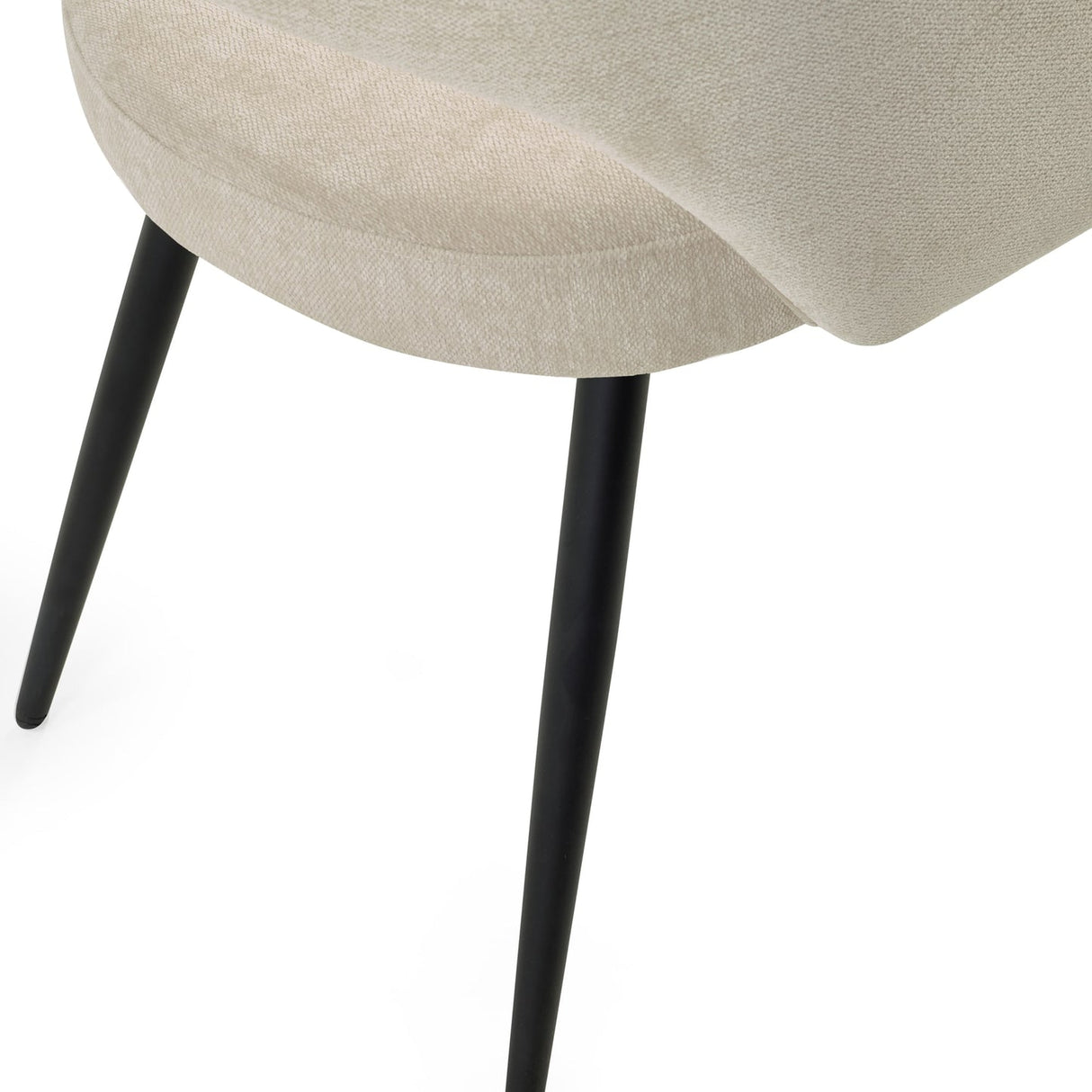 Fabric Dining Chairs in Set Of 2 - Ella