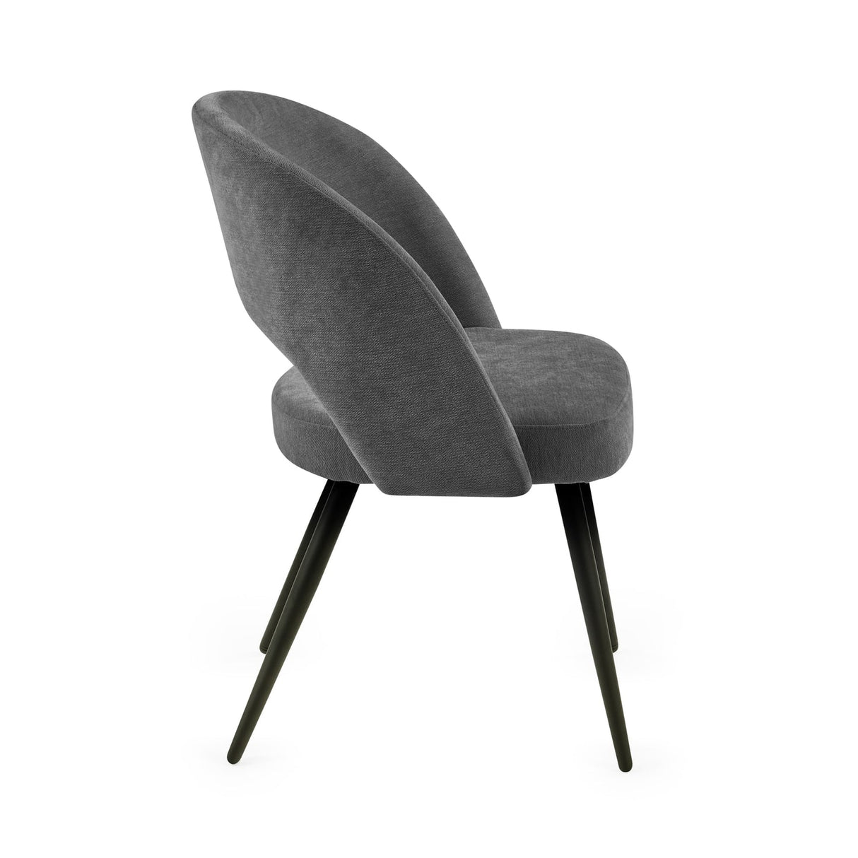 Fabric Dining Chairs in Set Of 2 - Ella