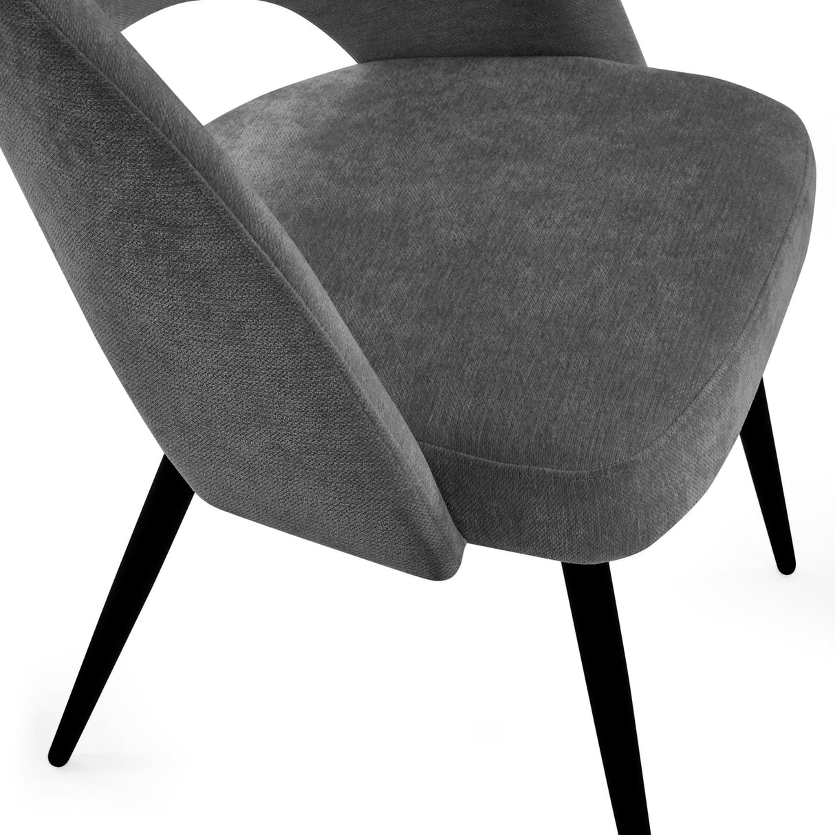 Fabric Dining Chairs in Set Of 2 - Ella