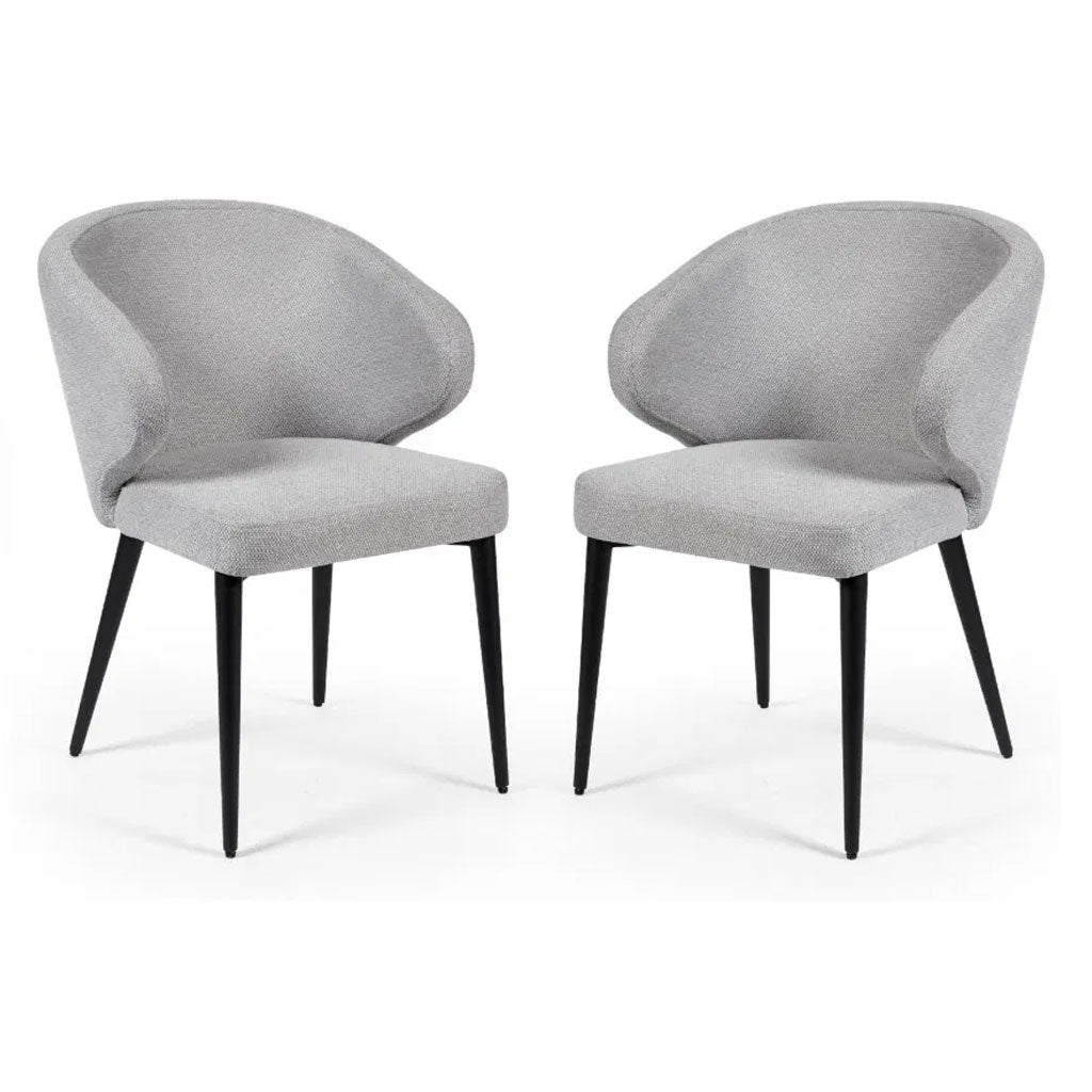 Fabric Dining Chairs in Set Of 2 - Marcus