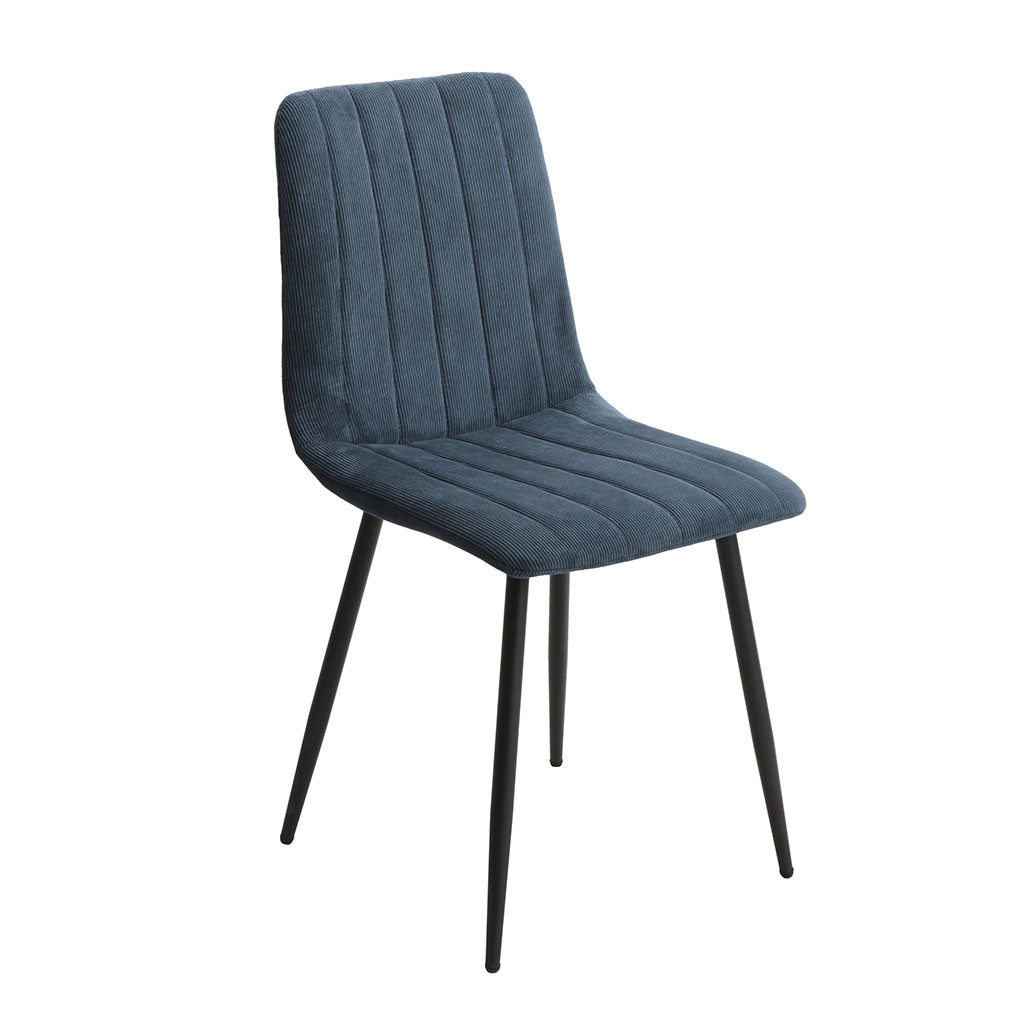 Fabric Dining Chairs in Set Of 2 Straight Stitch - Aspen