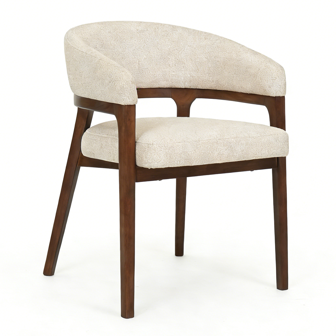 Fabric Dining Chairs in Set of 2 - Zara