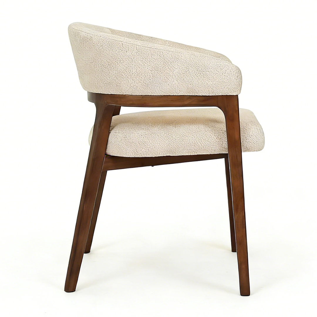 Fabric Dining Chairs in Set of 2 - Zara