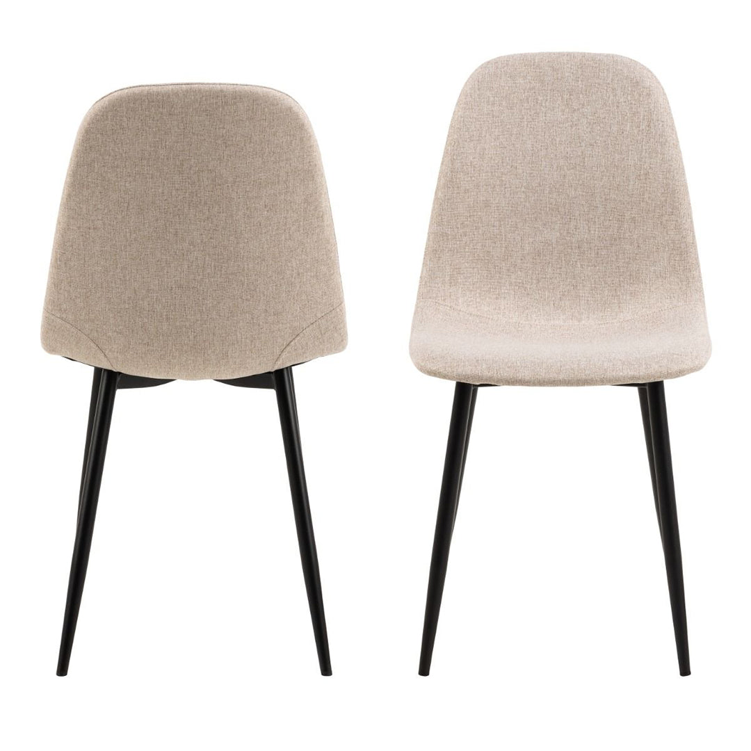Fabric Dining Chairs in Set Of 4 - Celia