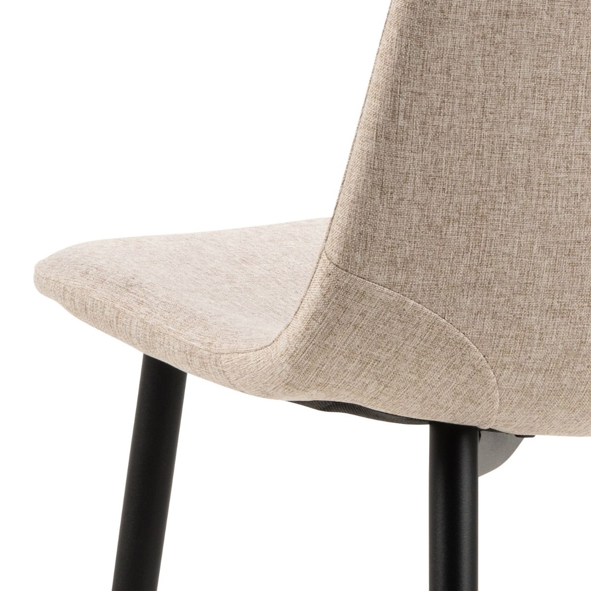 Fabric Dining Chairs in Set Of 4 - Celia