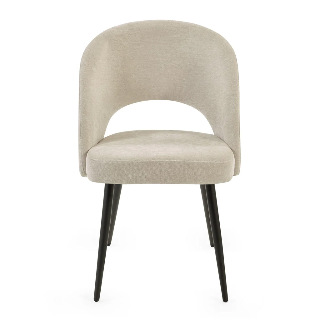 Fabric Dining Chairs in Set Of 2 - Ella