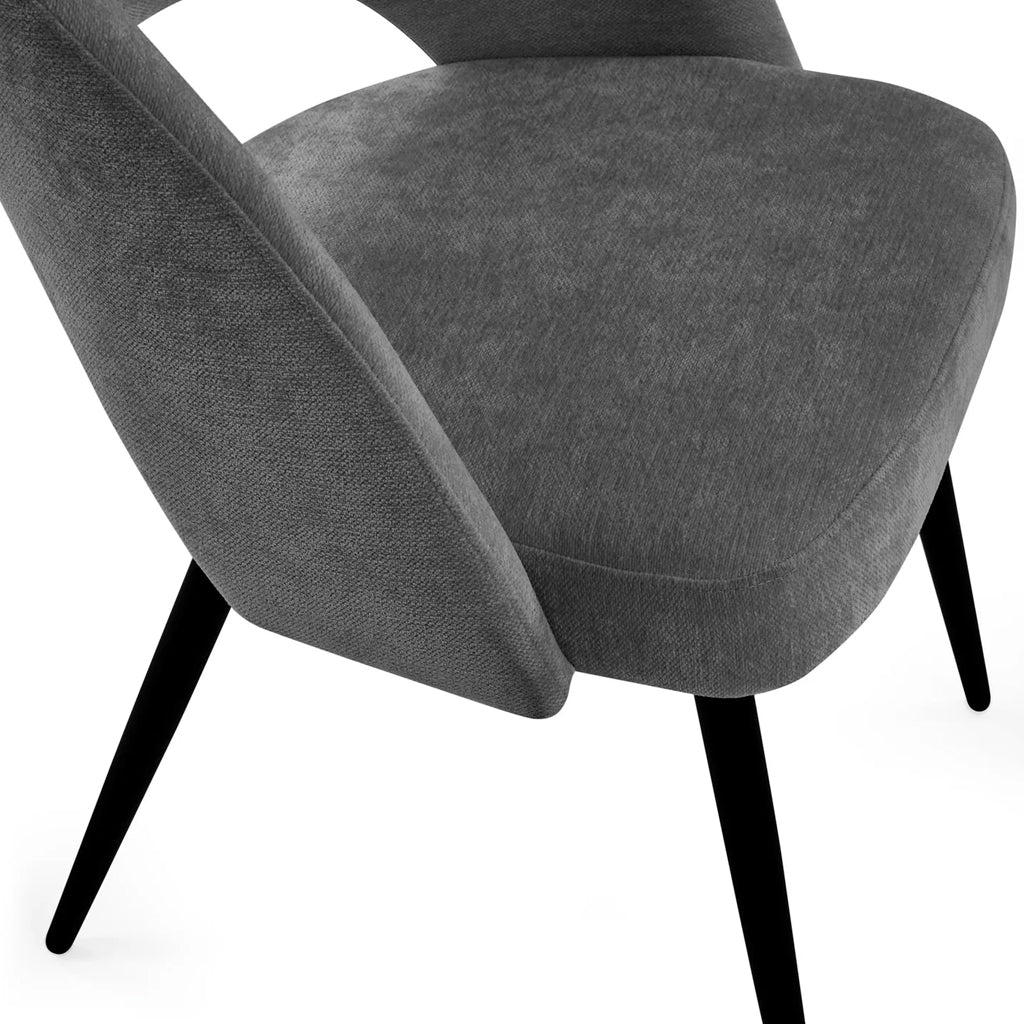 Fabric Dining Chairs in Set Of 2 - Ella