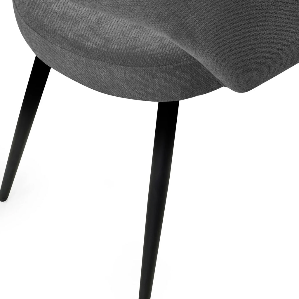 Fabric Dining Chairs in Set Of 2 - Ella
